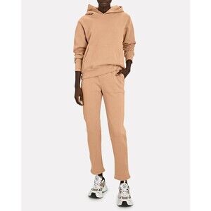 A.L.C. Roger II Cotton Joggers High Waist Pockets Beige Size Medium